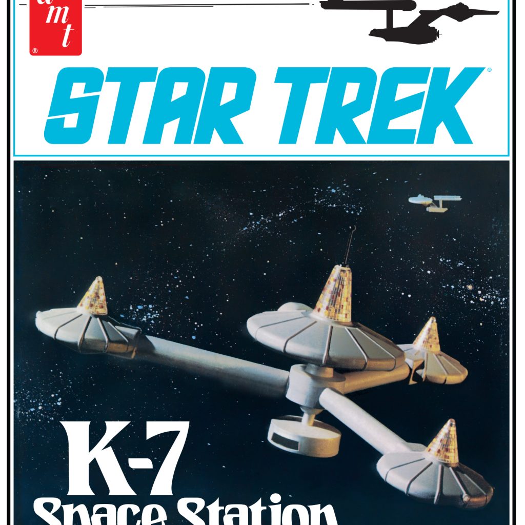 AMT STAR TREK K-7 SPACE STATION 1:7600 SCALE MODEL KIT