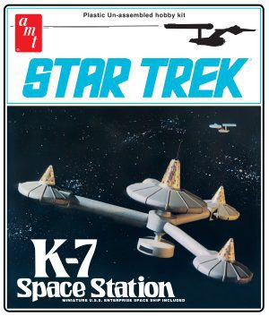 AMT STAR TREK K-7 SPACE STATION 1:7600 SCALE MODEL KIT