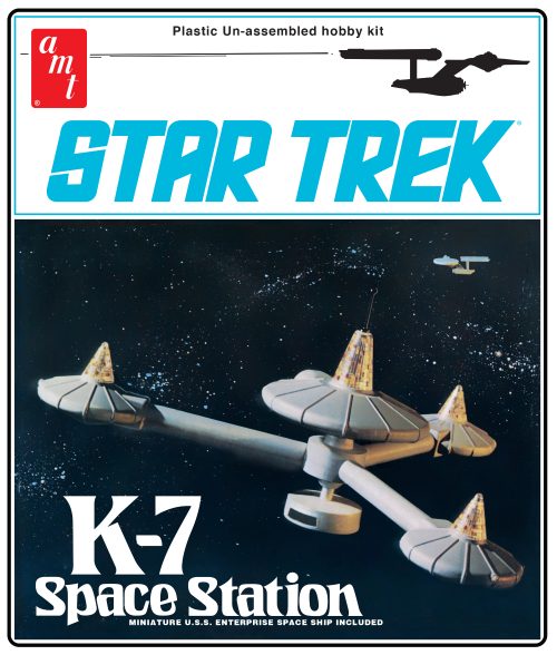 AMT STAR TREK K-7 SPACE STATION 1:7600 SCALE MODEL KIT