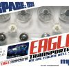 MPC SPACE: 1999 EAGLE METAL ENGINE BELL SET (FOR USE WITH MPC913) 1:72 SCALE MODEL KIT