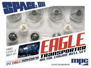 MPC SPACE: 1999 EAGLE METAL ENGINE BELL SET (FOR USE WITH MPC913) 1:72 SCALE MODEL KIT