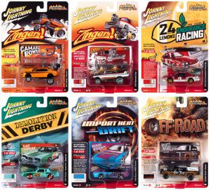 JOHNNY LIGHTNING STREET FREAKS 2022 RELEASE 2 1:64 SCALE DIECAST - SET A