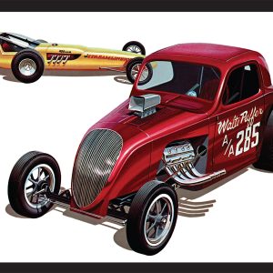 AMT FIAT DOUBLE DRAGSTER 1:25 SCALE MODEL KIT