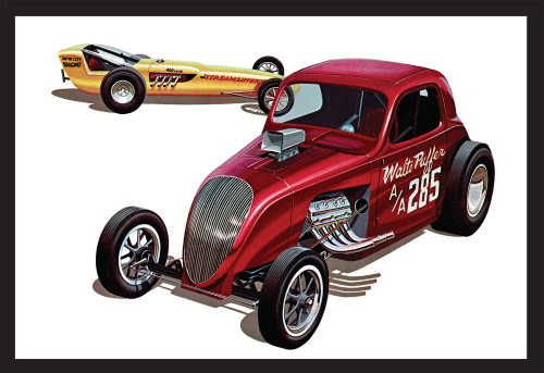 AMT FIAT DOUBLE DRAGSTER 1:25 SCALE MODEL KIT