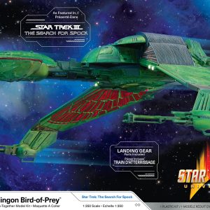 AMT STAR TREK KLINGON BIRD OF PREY 1:350 SCALE MODEL KIT