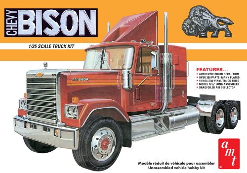 AMT CHEVROLET BISON CONVENTIONAL TRACTOR 1:25 SCALE MODEL KIT