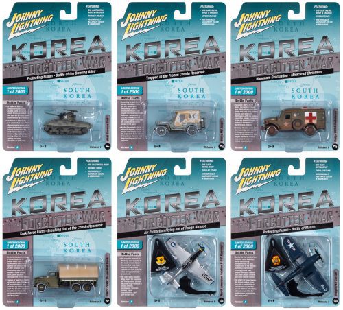 JOHNNY LIGHTNING MILITARY 2023 RELEASE 1 DIECAST - SET A