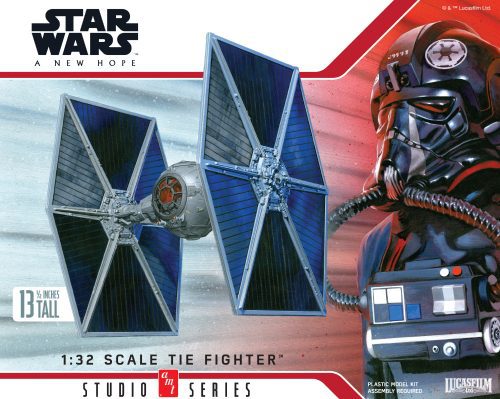 AMT STAR WARS: A NEW HOPE TIE FIGHTER 1:32 SCALE MODEL KIT