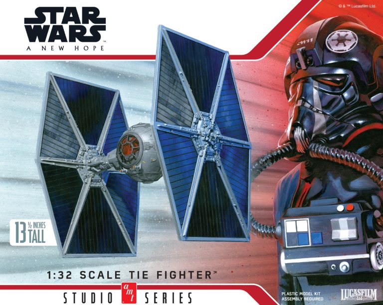 AMT STAR WARS A NEW HOPE TIE FIGHTER 132 SCALE MODEL KIT Round2