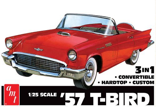 AMT 1957 FORD THUNDERBIRD 1:25 SCALE MODEL KIT