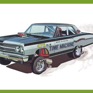 AMT 1965 CHEVY CHEVELLE AWB "TIME MACHINE" 1:25 SCALE MODEL KIT