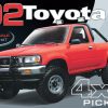 AMT 1992 TOYOTA 4X4 PICKUP 1:20 SCALE MODEL KIT