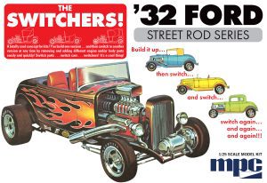 MPC 1932 FORD SWITCHERS ROADSTER/COUPE 1:25 SCALE MODEL KIT