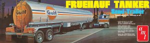 AMT FRUEHAUF TANKER GULF 1:25 SCALE MODEL KIT