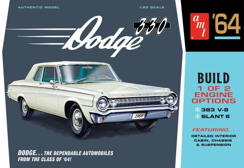 AMT 1964 DODGE 330 1:25 SCALE MODEL KIT