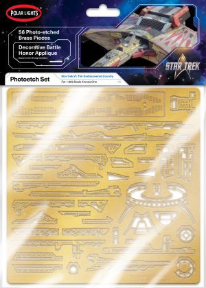 POLAR LIGHTS STAR TREK 6: THE UNDISCOVERED COUNTRY KLINGON K'RONOS 1 PHOTOETCH SET 1:350 SCALE