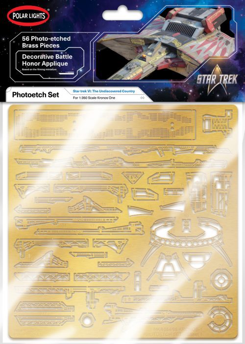 POLAR LIGHTS STAR TREK 6: THE UNDISCOVERED COUNTRY KLINGON K'RONOS 1 PHOTOETCH SET 1:350 SCALE