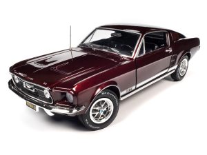 AMERICAN MUSCLE 1967 FORD MUSTANG 2+2 GT 1:18 SCALE DIECAST