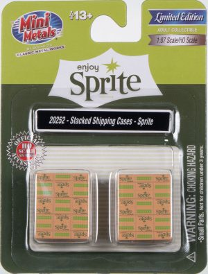 Classic Metal Works Stacked Shipping Cases (Sprite) 1:87 HO Scale