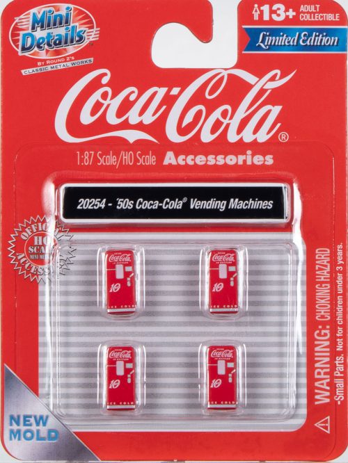 Classic Metal Works 1950's Coca-Cola Machines NEW TOOLING 1:87 HO Scale