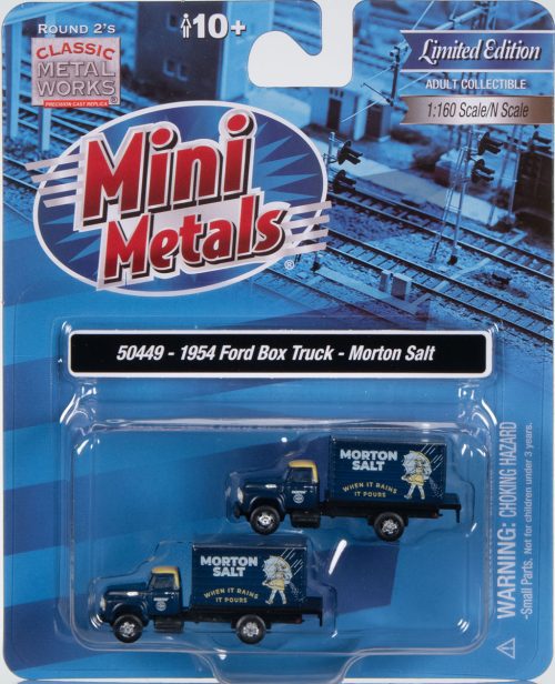 Classic Metal Works 1954 Ford Box Truck 2-Pack (Morton Salt) 1:160 N Scale