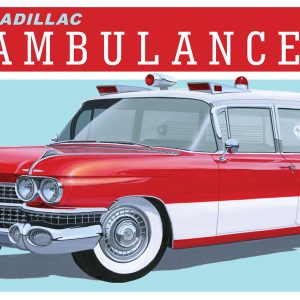 AMT 1959 Cadillac Ambulance w/Gurney 1:25 Scale Model Kit