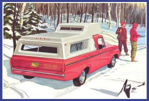 AMT 1963 Ford F-100 Camper Pickup 1:25 Scale Model Kit