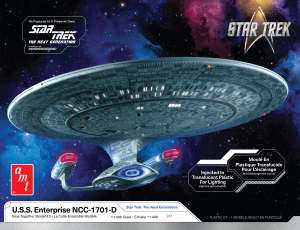 AMT Star Trek: The Next Generation U.S.S. Enterprise NCC-1701-D 1:1400 Scale Model Kit