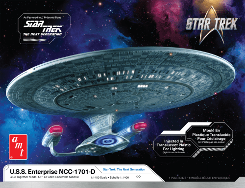 AMT Star Trek: The Next Generation U.S.S. Enterprise NCC-1701-D 1:1400 Scale Model Kit