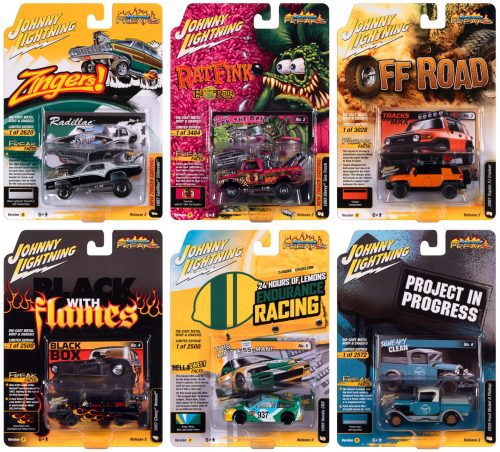 Johnny Lightning Street Freaks 2023 Release 2 1:64 Scale Diecast - Set B