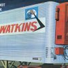 AMT Fruehauf 40' Reefer Trailer Watkins 1:25 Scale Model Kit