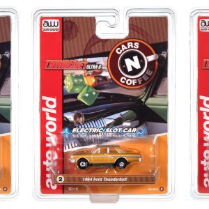 Auto World Thunderjet R2 Cars N Coffee HO Scale Slot Car - Set B