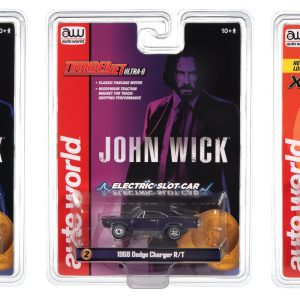 Auto World Thunderjet/Xtraction R1 Silver Screen Machines HO Scale Slot Car
