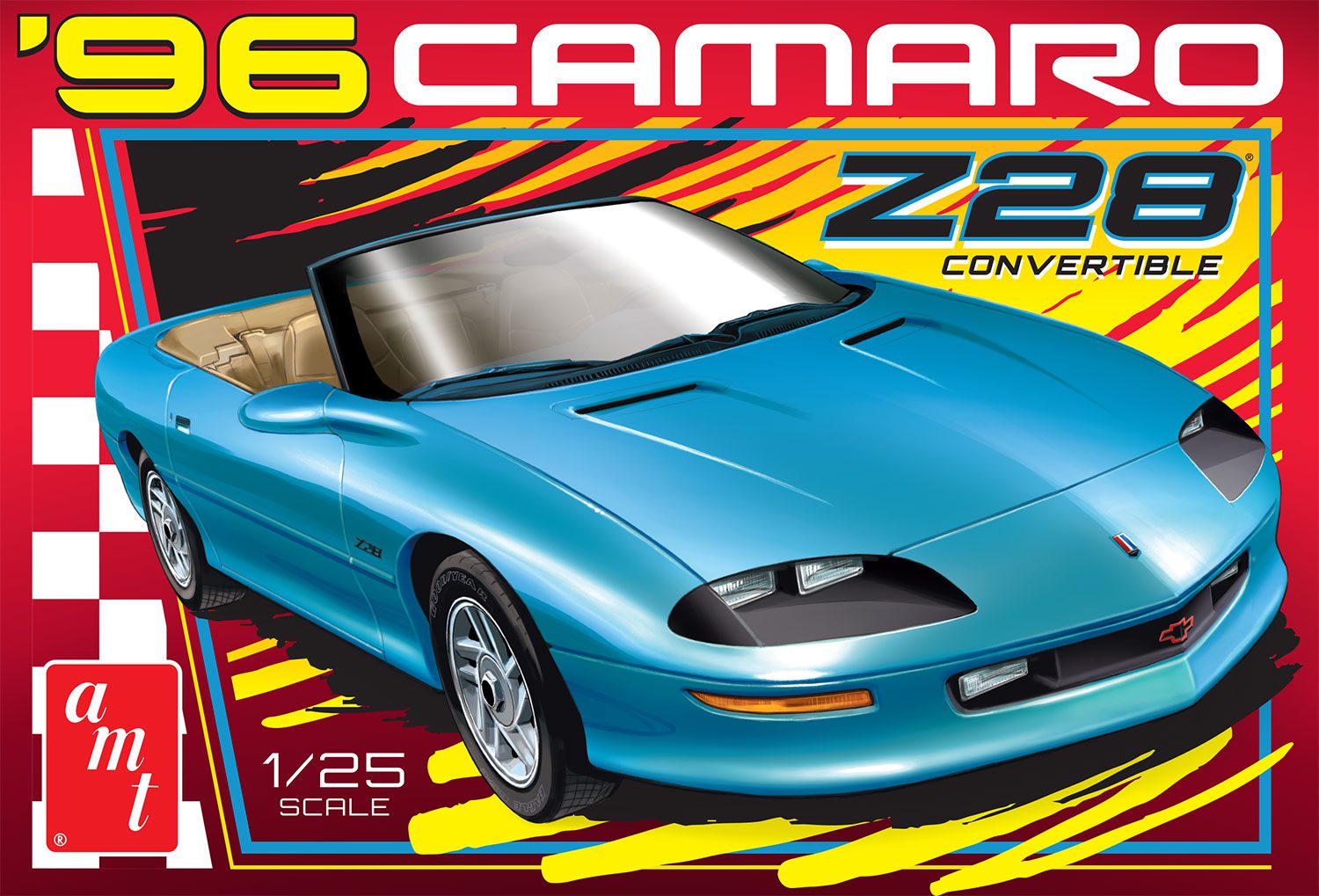 AMT 1996 Chevy Camaro Z28 Convertible 1:25 Scale Model Kit
