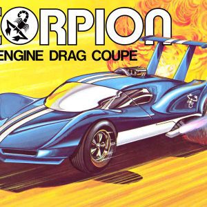 AMT Scorpion Mid-Engine Drag Coupe 1:25 Scale Model Kit
