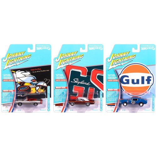 Johnny Lightning Muscle Car 2025 Release 1 1:64 Diecast – Set B