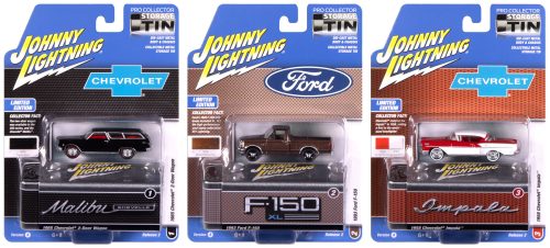 Johnny Lightning with Collector Tin 1:64 Diecast - Set A