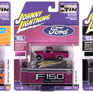 Johnny Lightning with Collector Tin 1:64 Diecast 2025 Release 2 - Set B