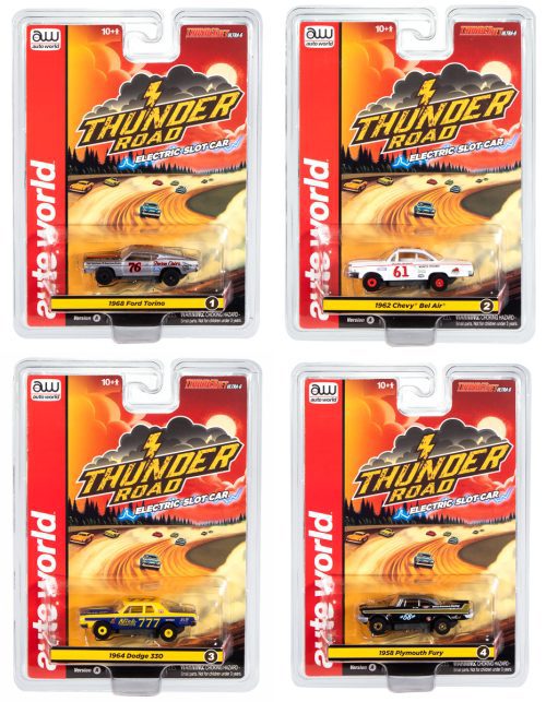 Auto World Thunderjet Thunder Road HO Scale Slot Car Version A