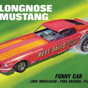 AMT 1969 Ford Mustang Long Nose Funny Car "Gas Ronda" 1:25 Scale Model Kit