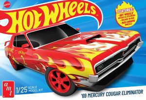 AMT Hot Wheels 1969 Mercury Cougar Eliminator 1:25 Scale Model Kit