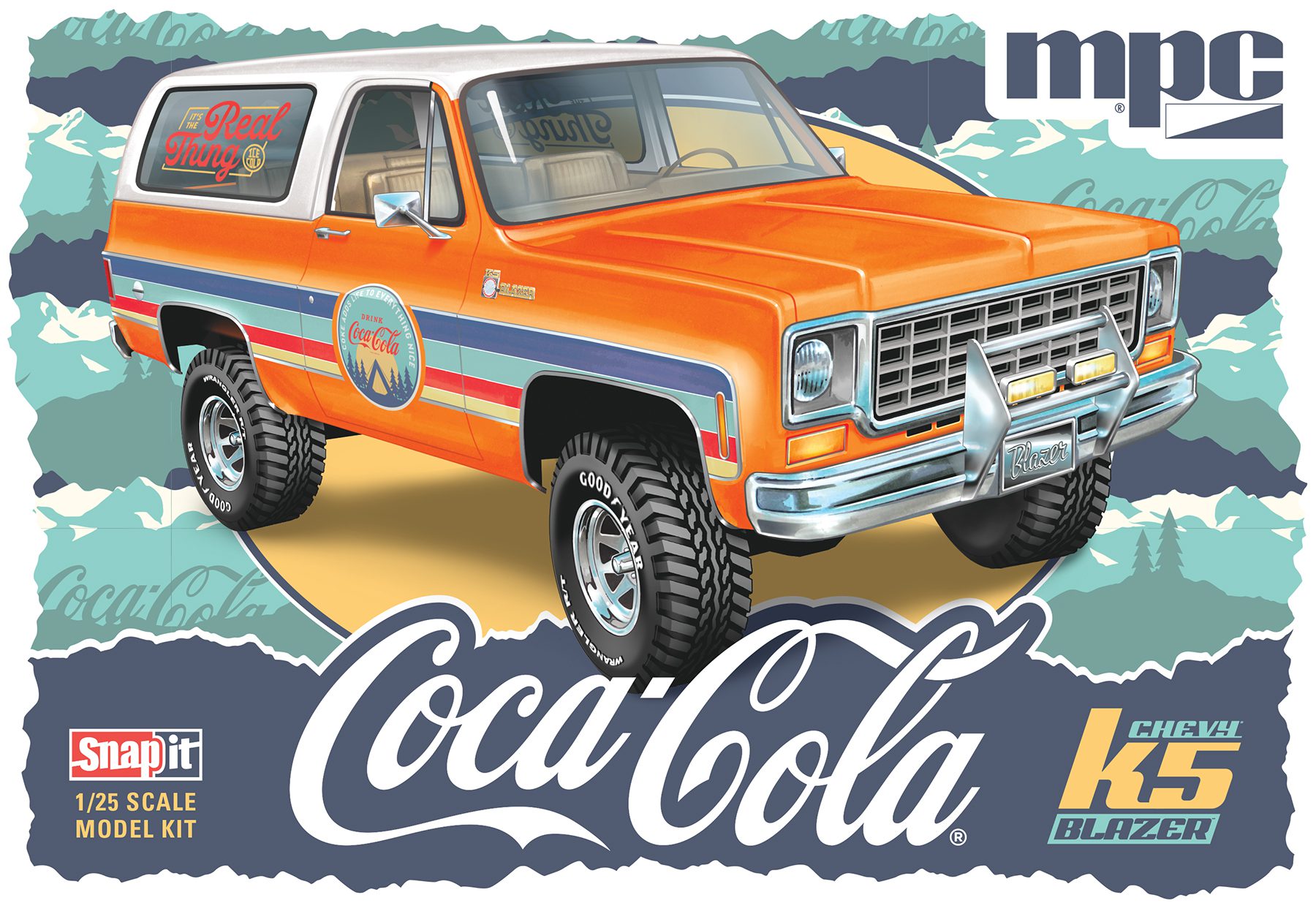 MPC Super Snap Chevy K5 Blazer Coke 1:25 Scale Model Kit